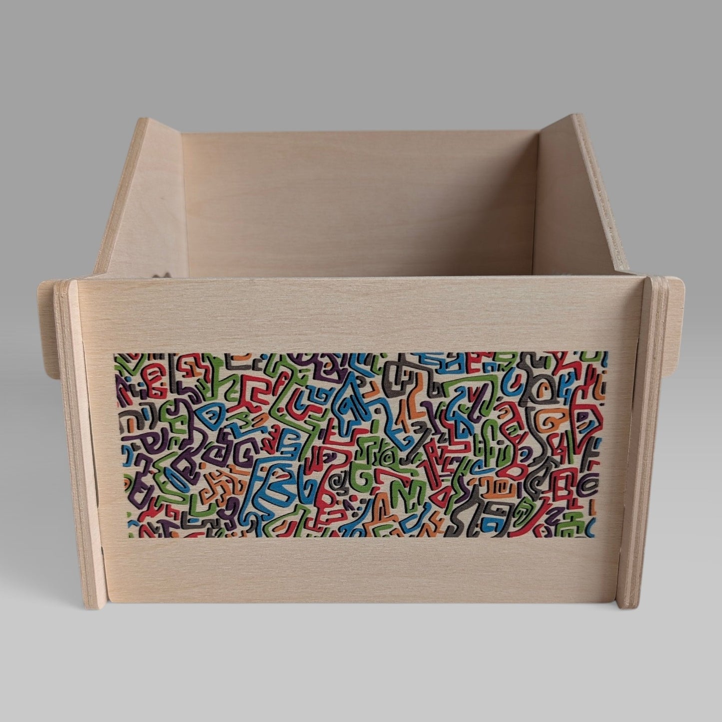 7-INCH VINYL RECORD CRATE  "DOODLES COLOR"