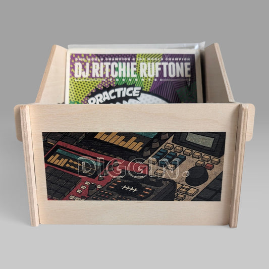 SKRZYNKA NA PŁYTY WINYLOWE 7 CALOWE „BEATBROSKI”