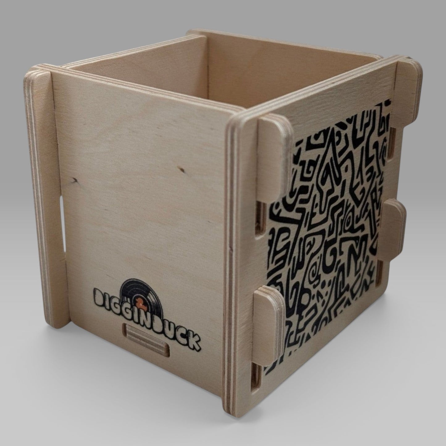 "DOODLES" SET DIGGIN CRATE + BOX + TWO COASTERS