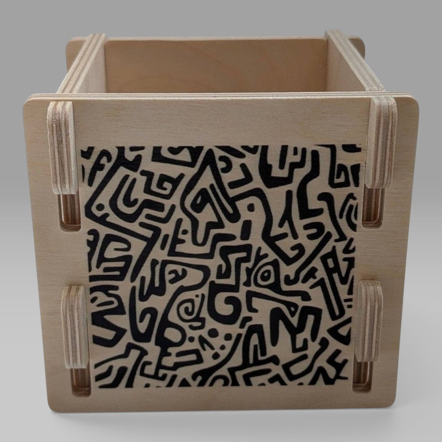 "DOODLES" SET DIGGIN CRATE + BOX + TWO COASTERS