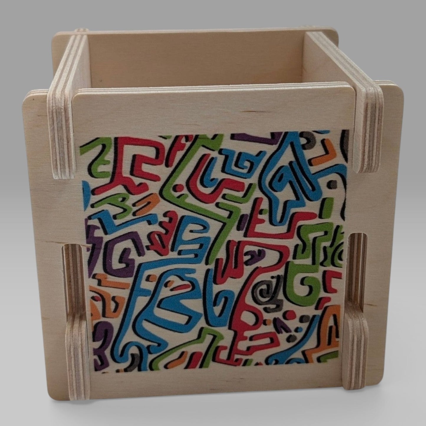 "DOODLES COLOR" SET DIGGIN CRATE + BOX + TWO COASTERS