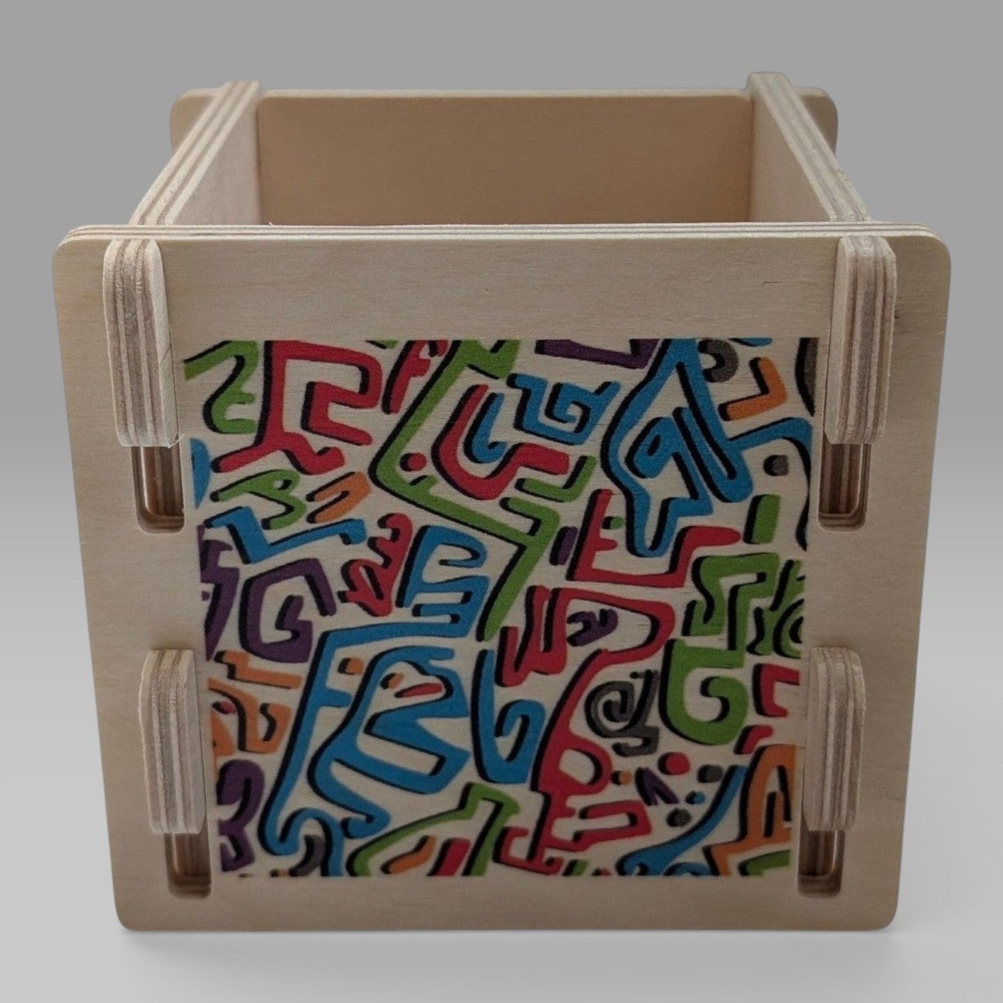 "DOODLES COLOR" SET DIGGIN CRATE + BOX + TWO COASTERS