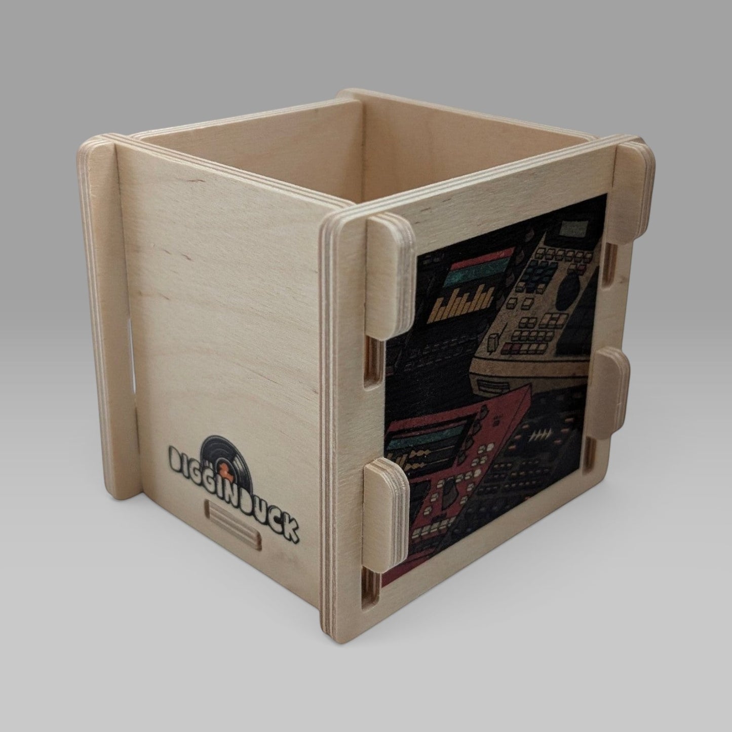 "BEATBROSKI" SET DIGGIN CRATE + BOX + TWO COASTERS