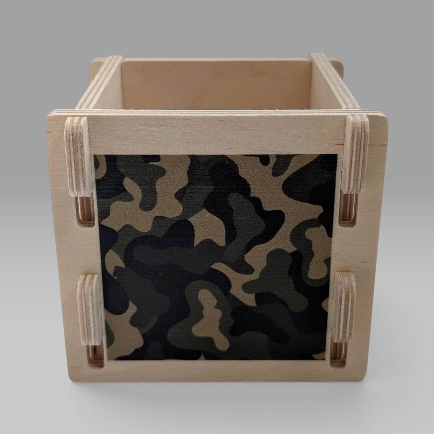 "CAMO" SET DIGGIN CRATE + BOX + TWO COASTERS