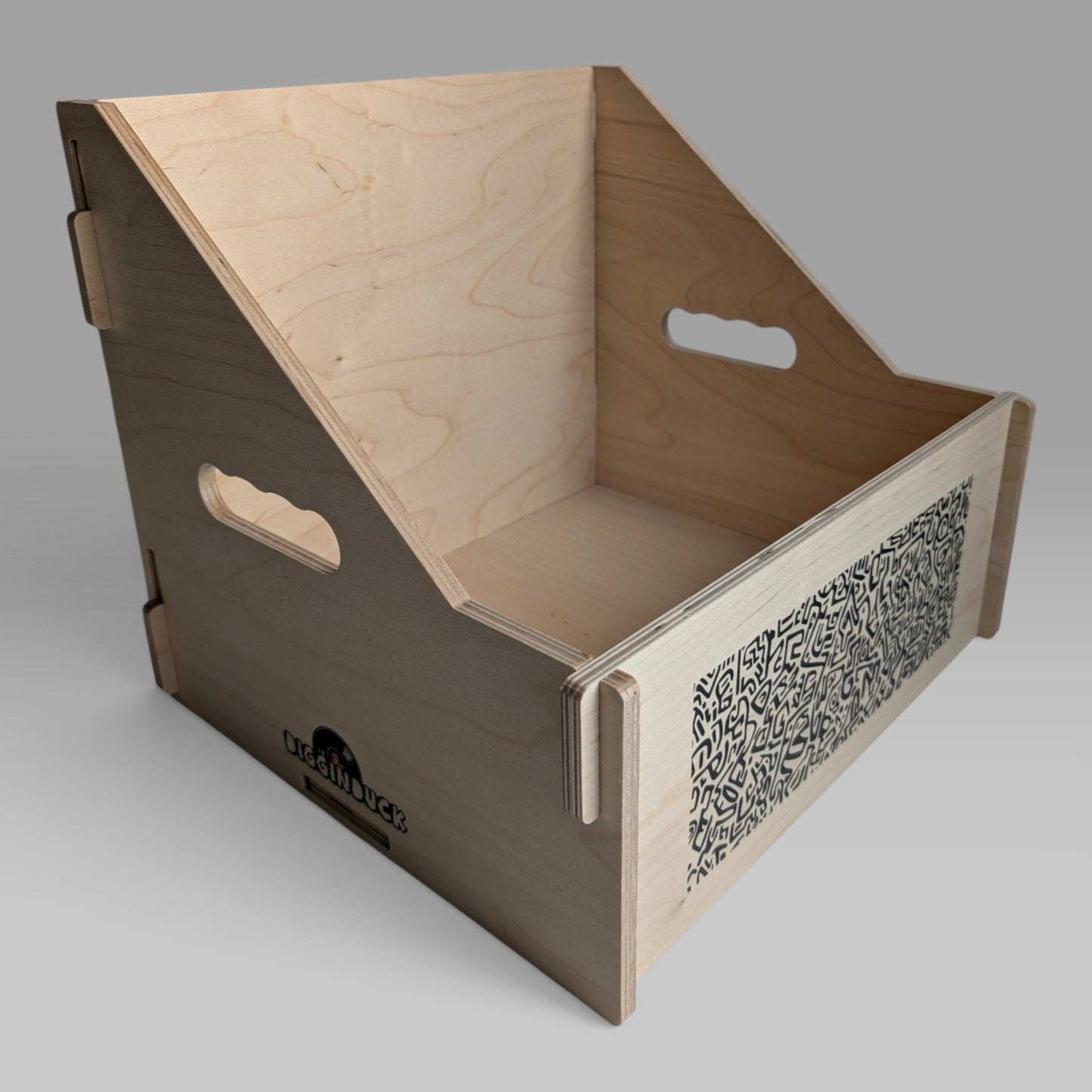12-INCH VINYL RECORD CRATE "DOODLES"