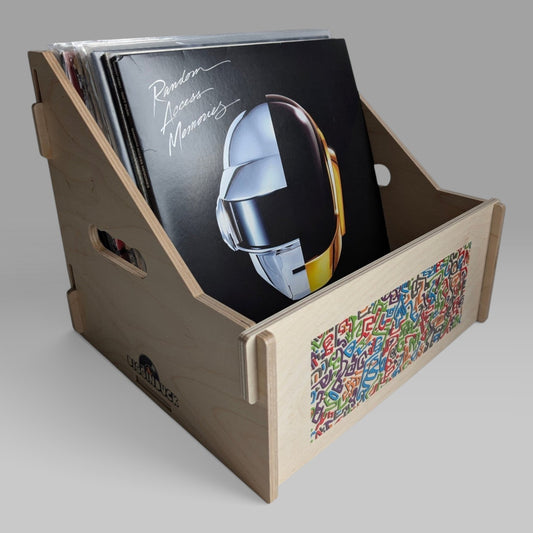 12-INCH VINYL RECORD CRATE "DOODLES COLOR"