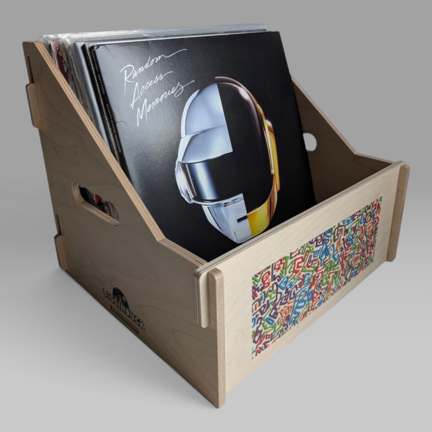 "DOODLES COLOR" SET DIGGIN CRATE + BOX + TWO COASTERS