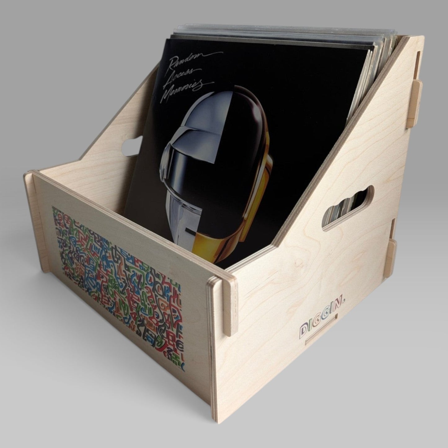 "DOODLES COLOR" SET DIGGIN CRATE + BOX + TWO COASTERS