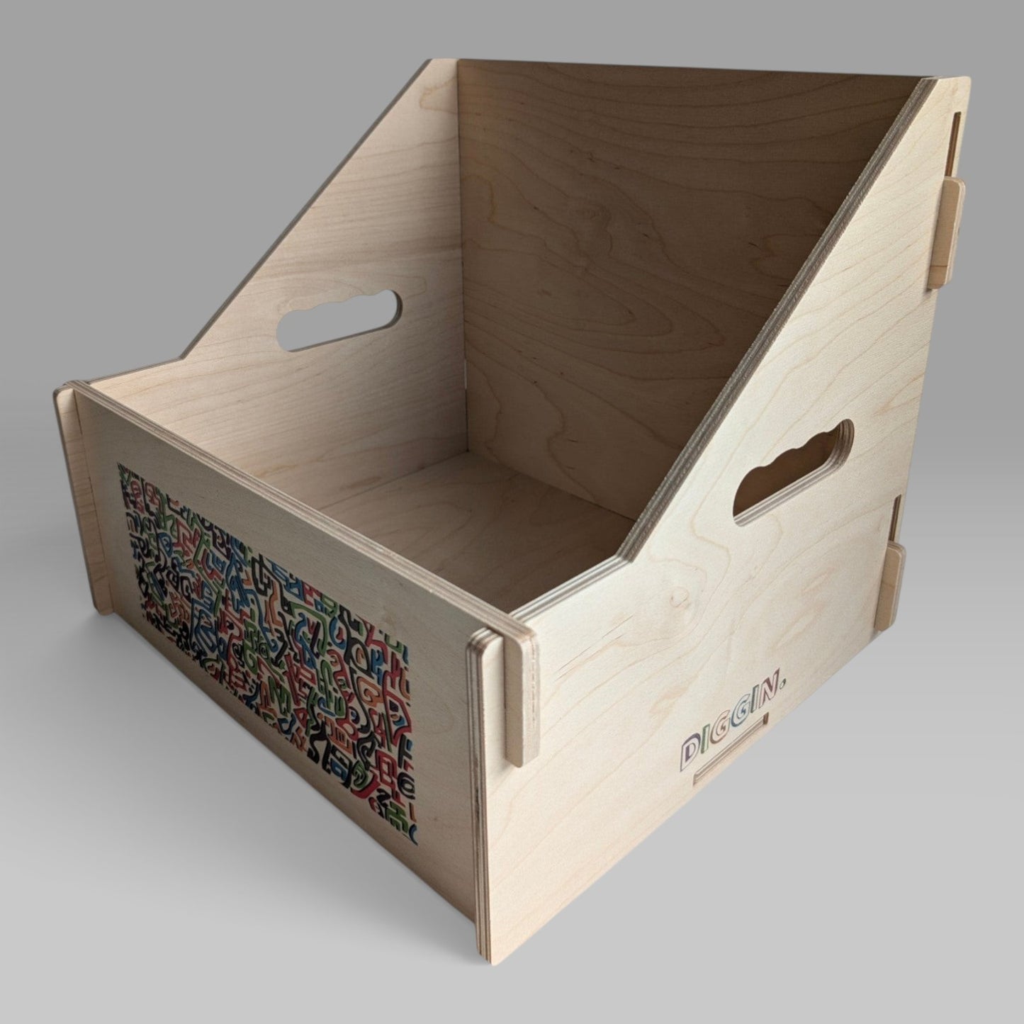 12-INCH VINYL RECORD CRATE "DOODLES COLOR"