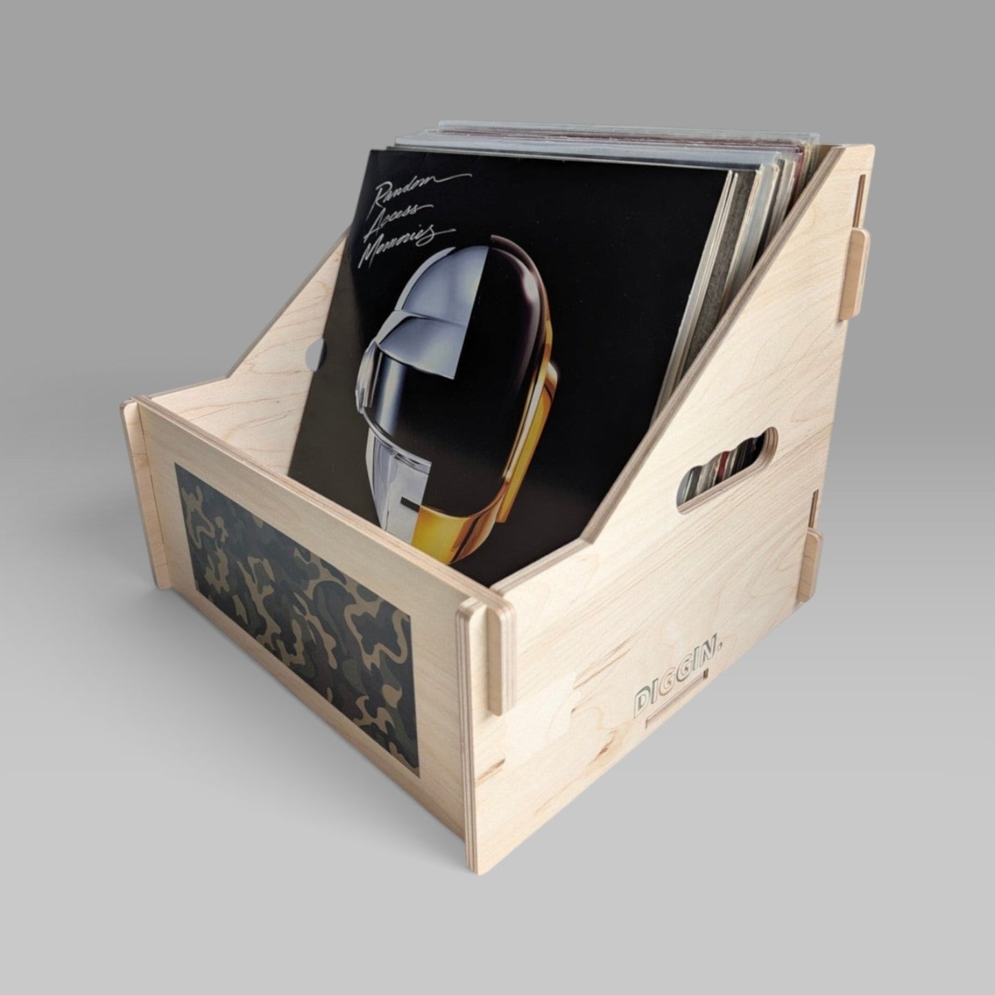 "CAMO" SET DIGGIN CRATE + BOX + TWO COASTERS