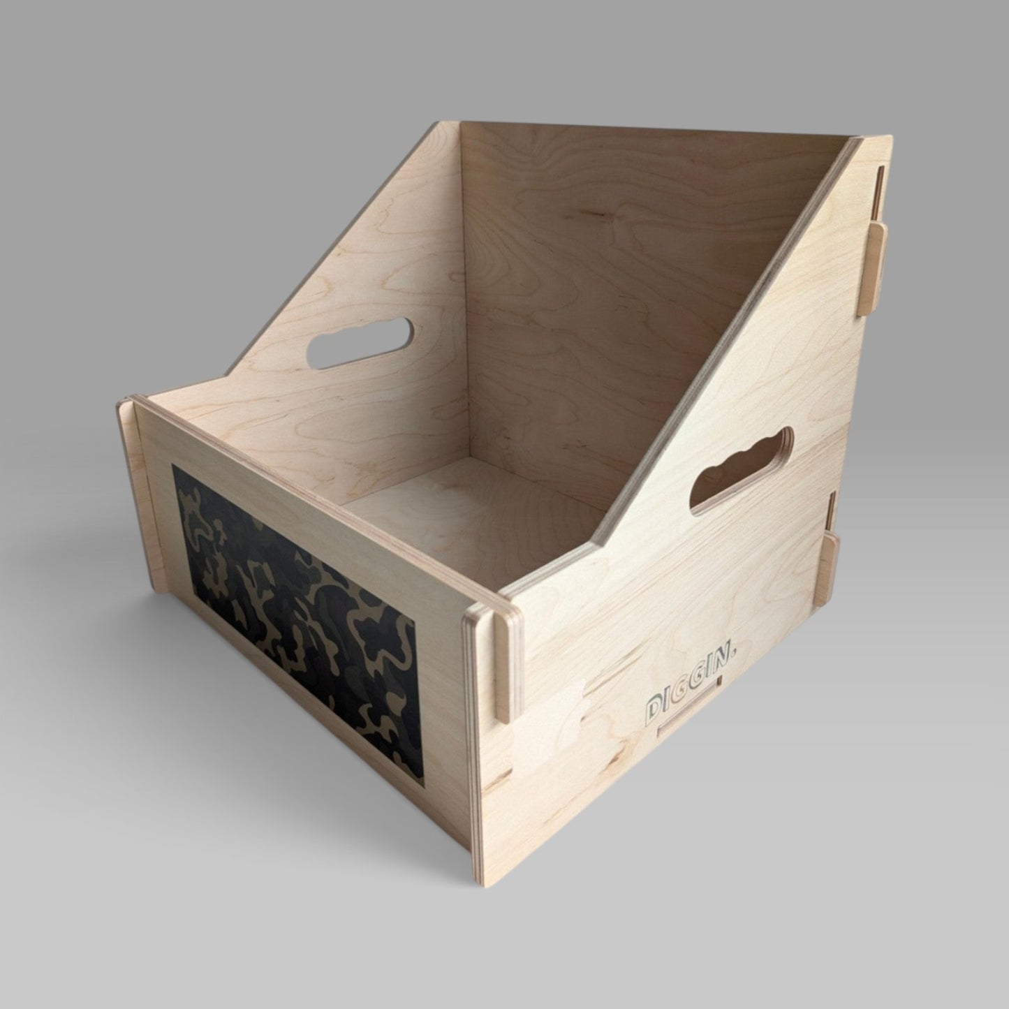 "CAMO" SET DIGGIN CRATE + BOX + TWO COASTERS