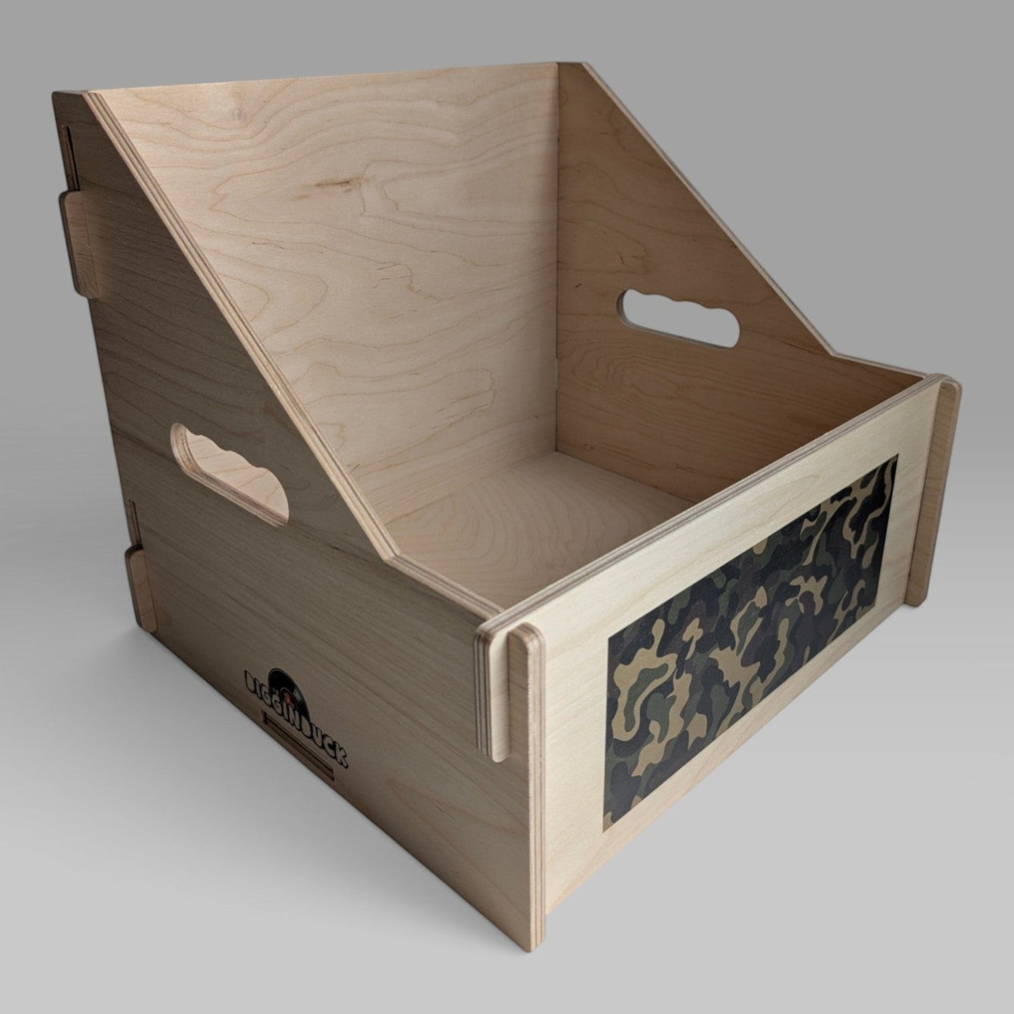 12-INCH VINYL RECORD CRATE "CAMO"