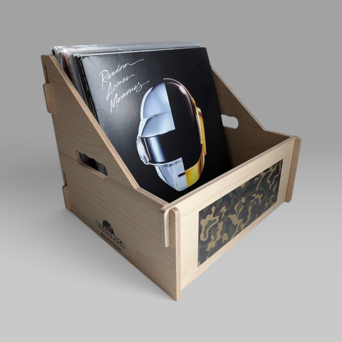 "CAMO" SET DIGGIN CRATE + BOX + TWO COASTERS