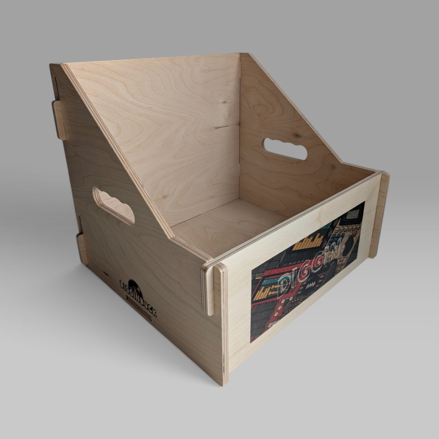 7-INCH RECORDS CRATE + BOX + TWO COASTERS "BEATBROSKI" SET